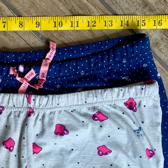 Life Is Good Sleep Shorts 2 pair size Medium - Picture 6 of 10